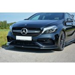 Σπόιλερ εμπρός προφυλακτήρα V.1 της Maxton Design για Mercedes-Benz A-Class AMG-Line (W176) Facelift